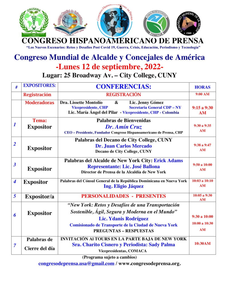 1- Lunes 12 - Programa Congreso 2022-1